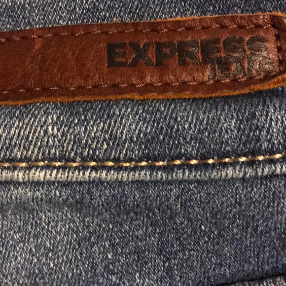 Express mid rise legging jeans mid wash - Picture 8 of 8